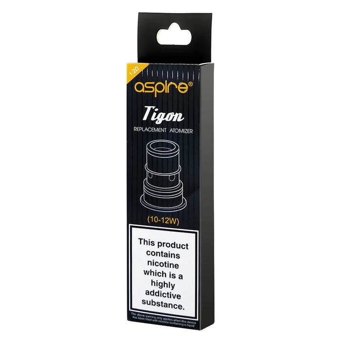 Aspire Tigon Replacement Atomizer 1.2 ohm (10-12w) 5 Pcs