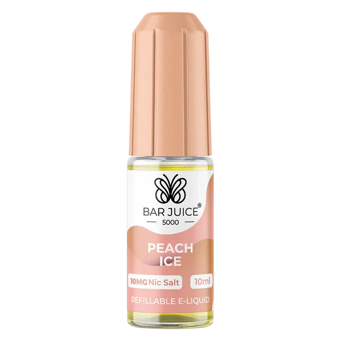 Peach Ice Nic Salt E-Liquid by Bar Juice 5000