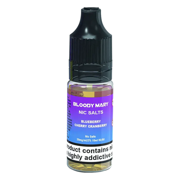Bloody Mary Blueberry Cherry Cranberry Nic Salt Vape Juice