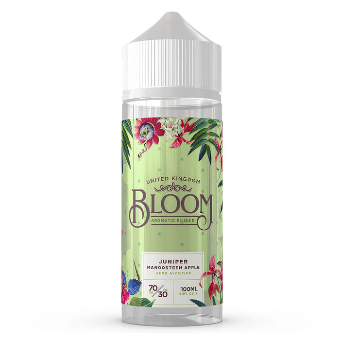 Bloom 100ml Shortfill Eliquid Juniper Mangosteen Apple
