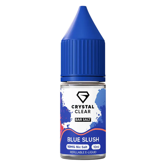 Crystal Clear Blue Slush Nic Salt Vape juice 10ml