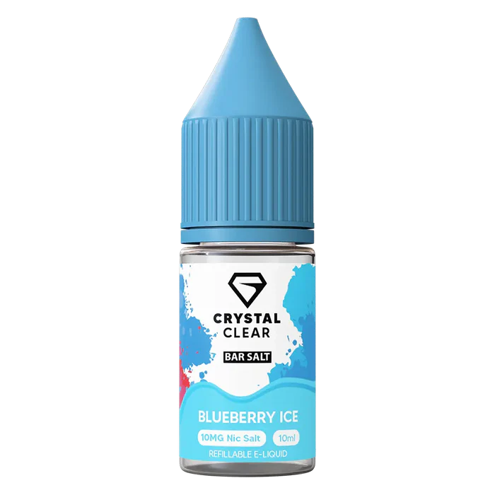 Crystal Clear Blueberry Ice Nic Salt Vape juice 10ml