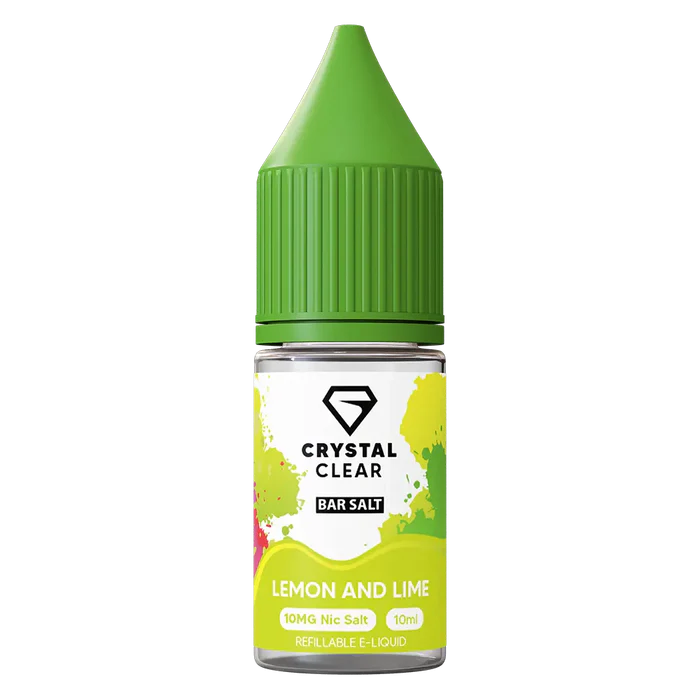 Crystal Clear Lemon & Lime Nic Salt Vape juice 10ml