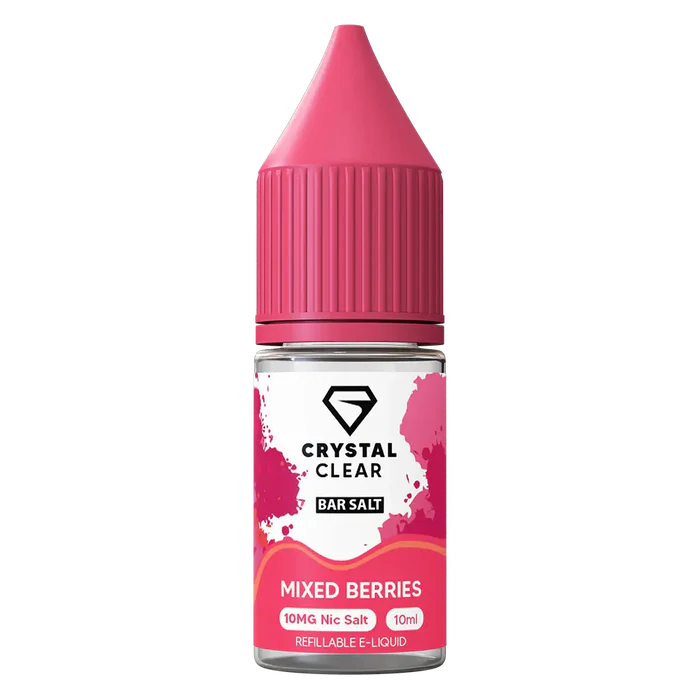 Crystal Clear Mixed Berries Nic Salt Vape juice 10ml