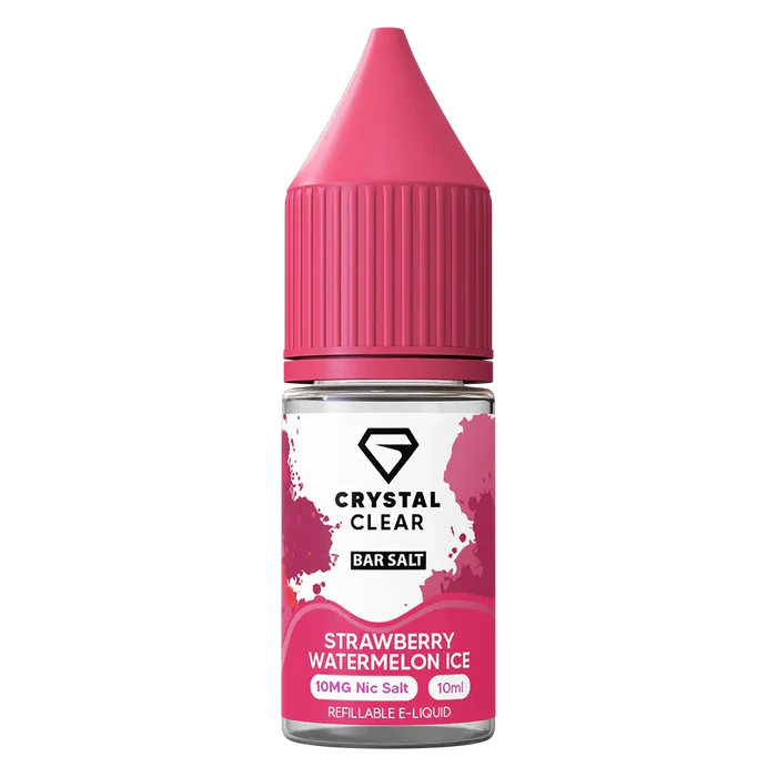 Crystal Clear Strawberry Watermelon Nic Salt Vape juice 10ml