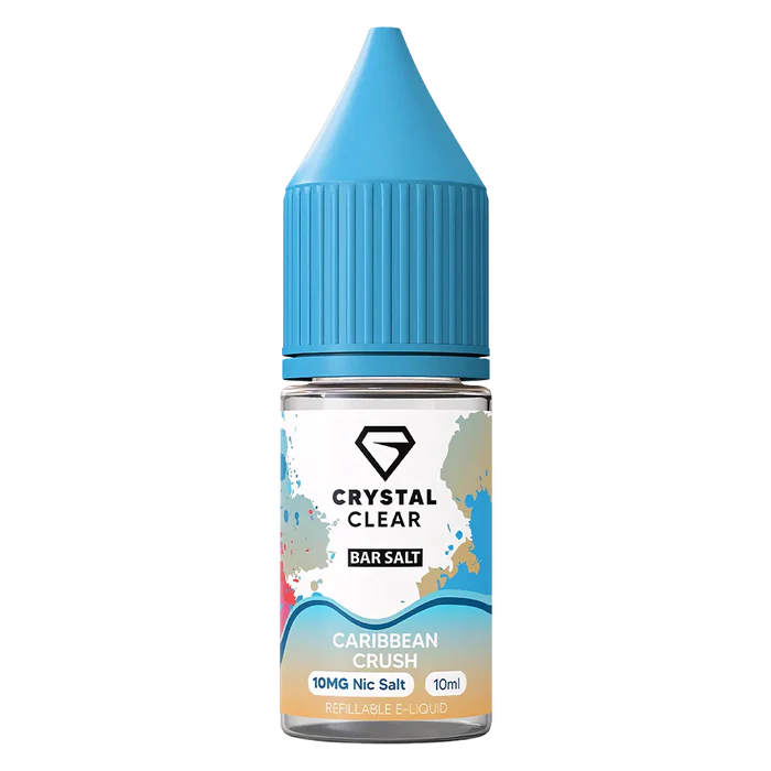Crystal Clear Caribbean Crush Nic Salt Vape juice 10ml