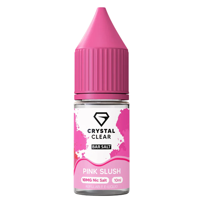 Crystal Clear Pink Slush Nic Salt Vape juice 10ml