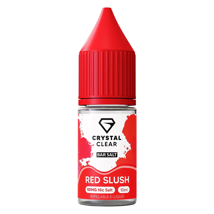 Crystal Clear Red Slush Nic Salt Vape juice 10ml