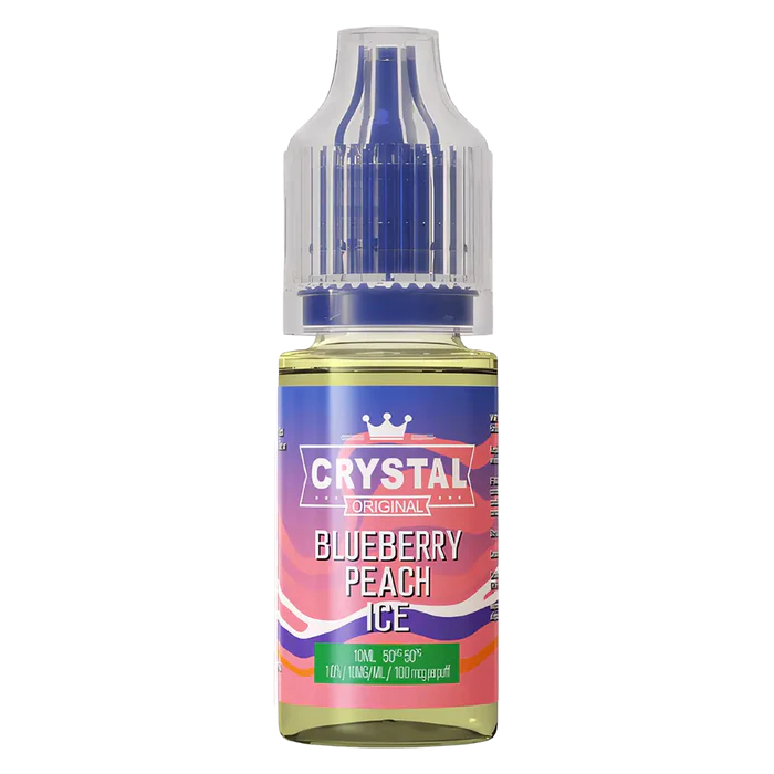 SKE Crystal Blueberry Peach Ice Nic Salt Vape juice