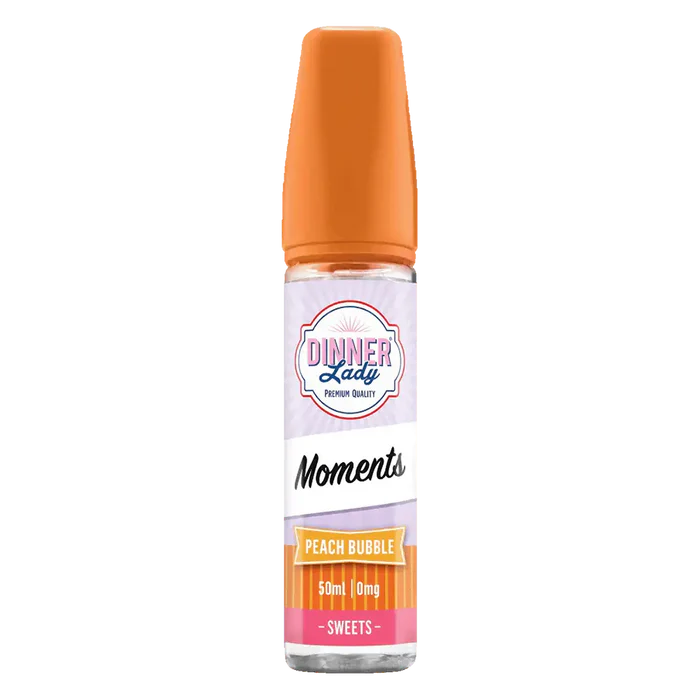 Dinner Lady Peach Bubble Vape Juice 50ml