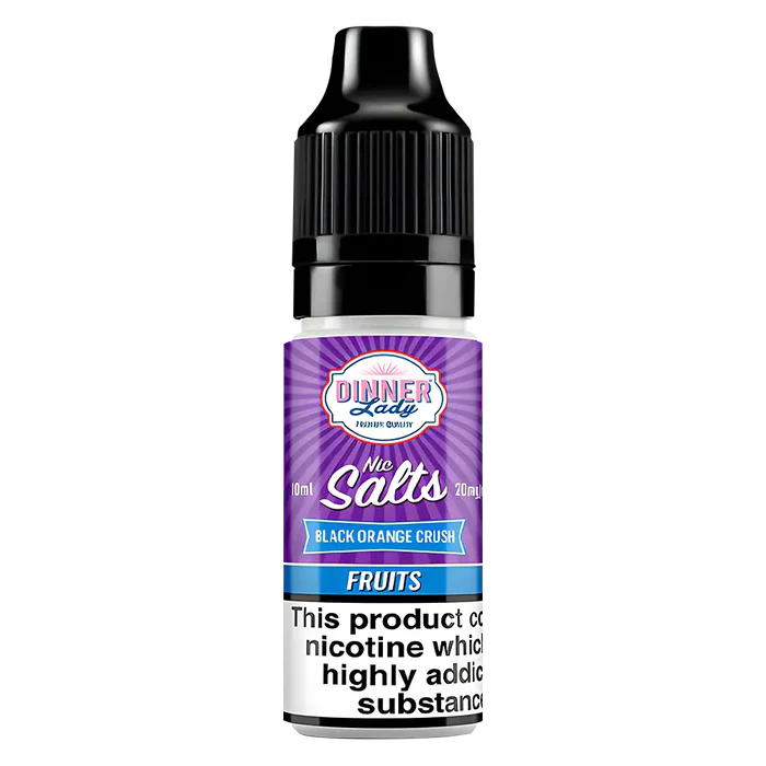 Dinner Lady Black Orange Crush Nic Salt Vape Juice