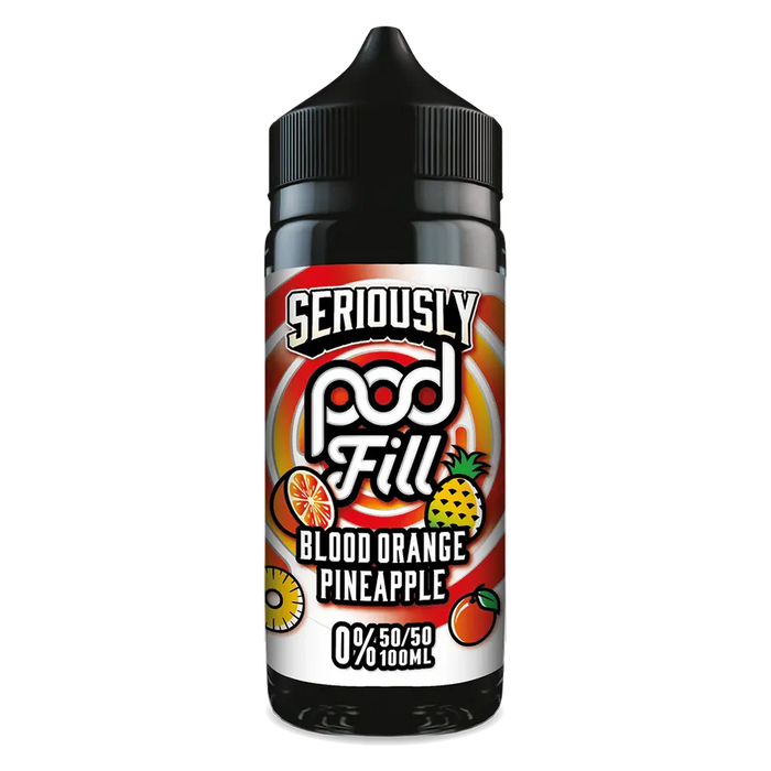 Seriously Pod Fill by Doozy Vape Blood Orange Pineapple 100ml Shortfill Eliquid