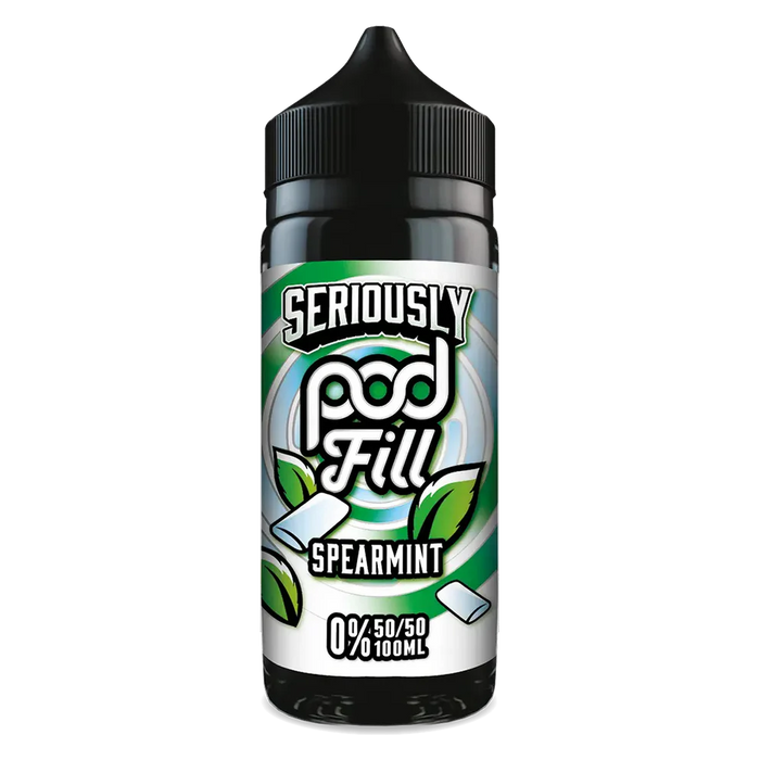Seriously Pod Fill by Doozy Vape Spearmint 100ml Shortfill Eliquid