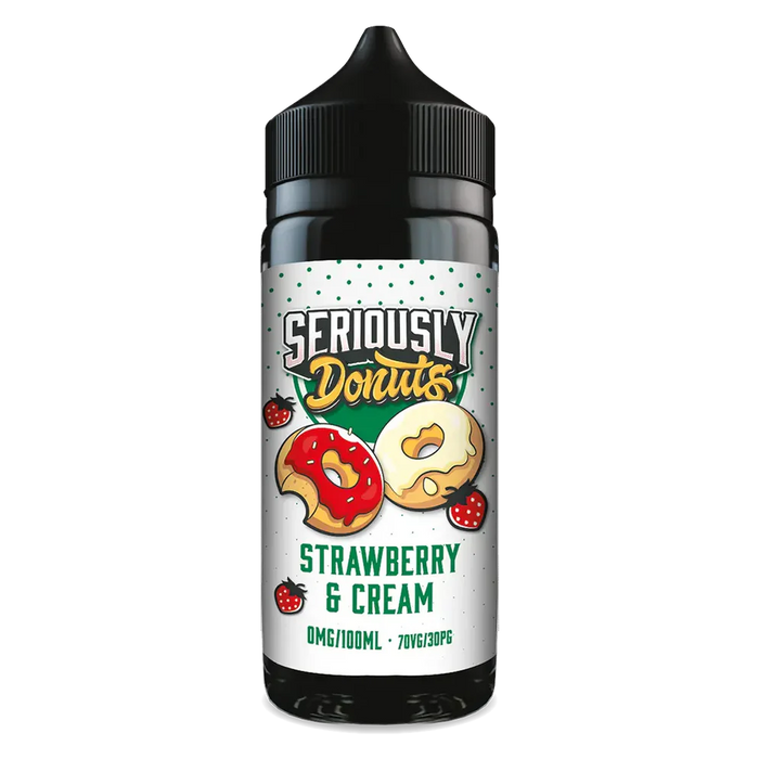 Seriously Donuts by Doozy Strawberry & Cream 100ml Shortfill E-Liquid
