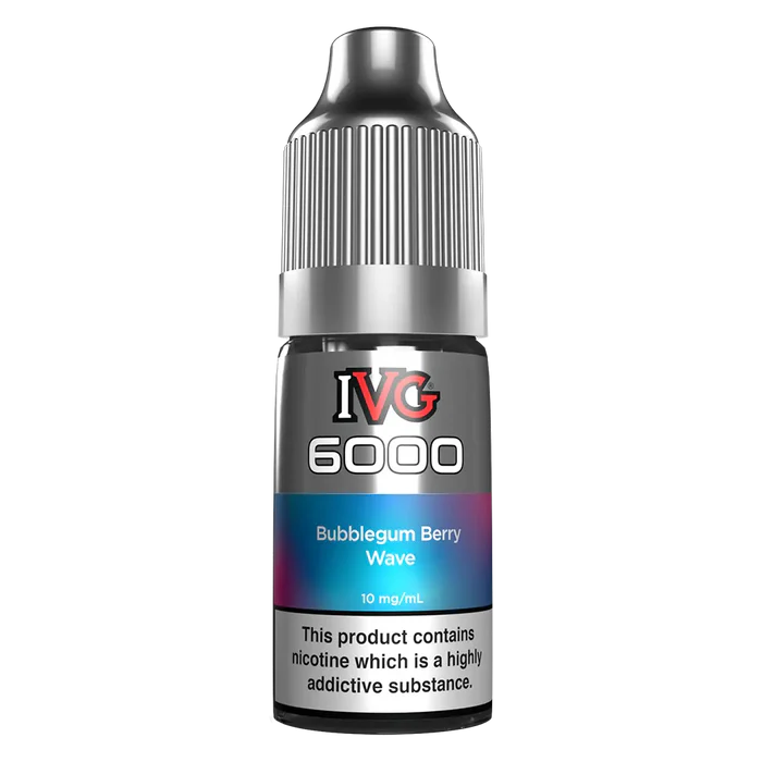 IVG 6000 Bubblegum Berry Wave Nic Salt Vape Juice