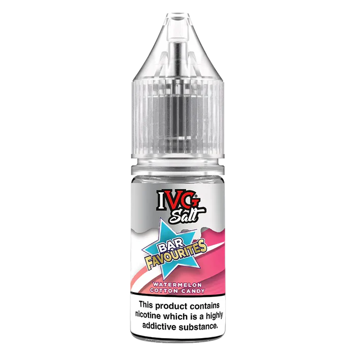 IVG Bar Favourites Watermelon Cotton Candy Nic Salt Vape Juice