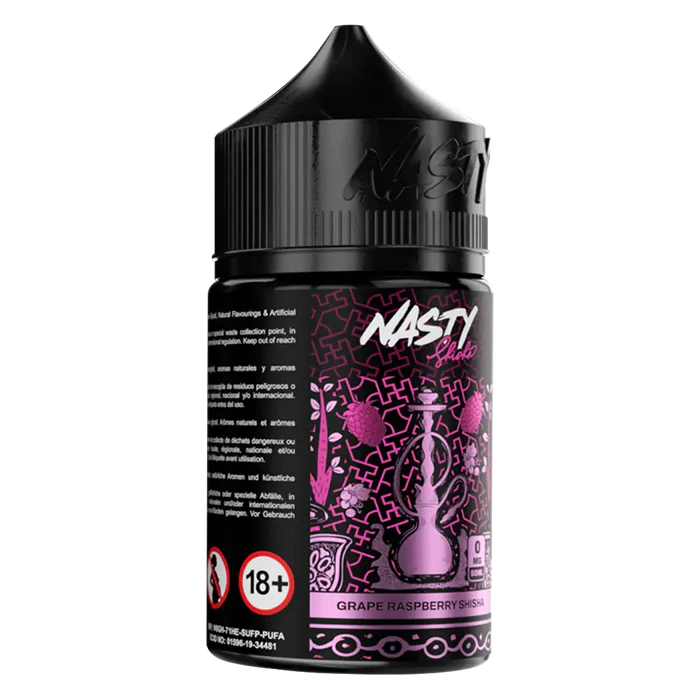Nasty Juice Shisha Grape Raspberry Vape Juice 50ml