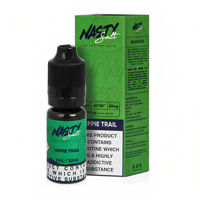 Hippie Trail Nic Salt E-Liquid 10ml by Nasty Salt