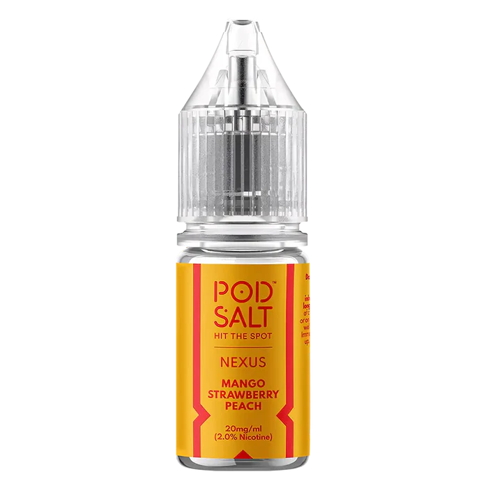 Pod Salt Nexus Mango Strawberry Peach Nic Salt Vape Juice