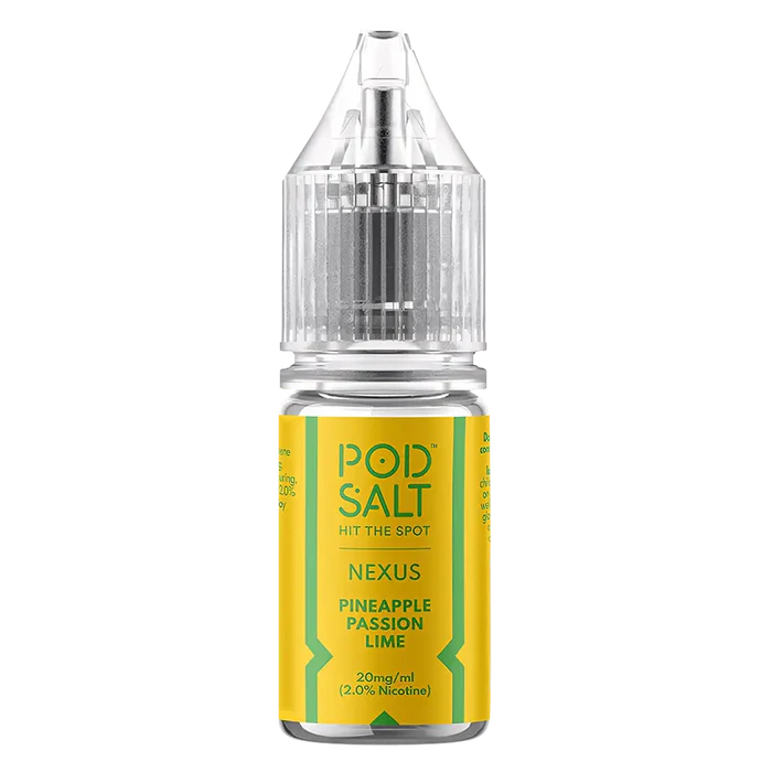 Pineapple Passon Lime Nic Salt E-Liquid by Pod Salt Nexus
