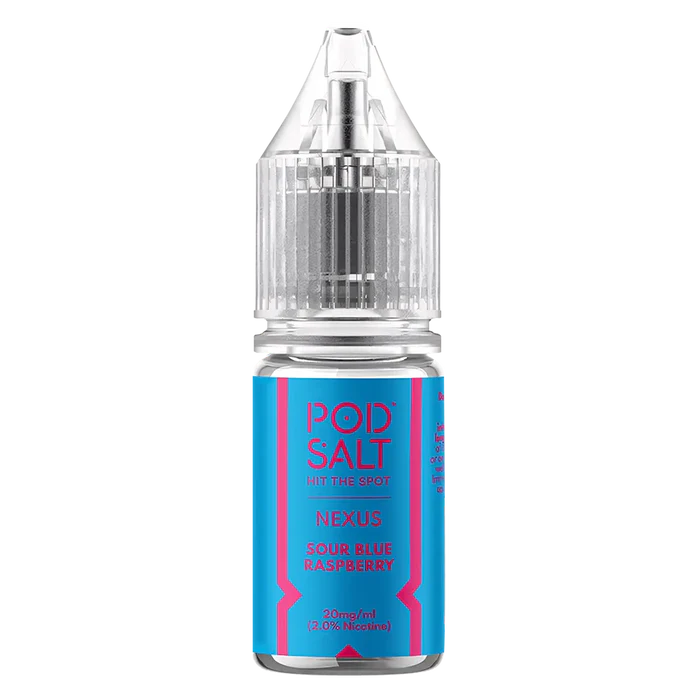 Sour Blue Raspberry Nic Salt E-Liquid by Pod Salt Nexus