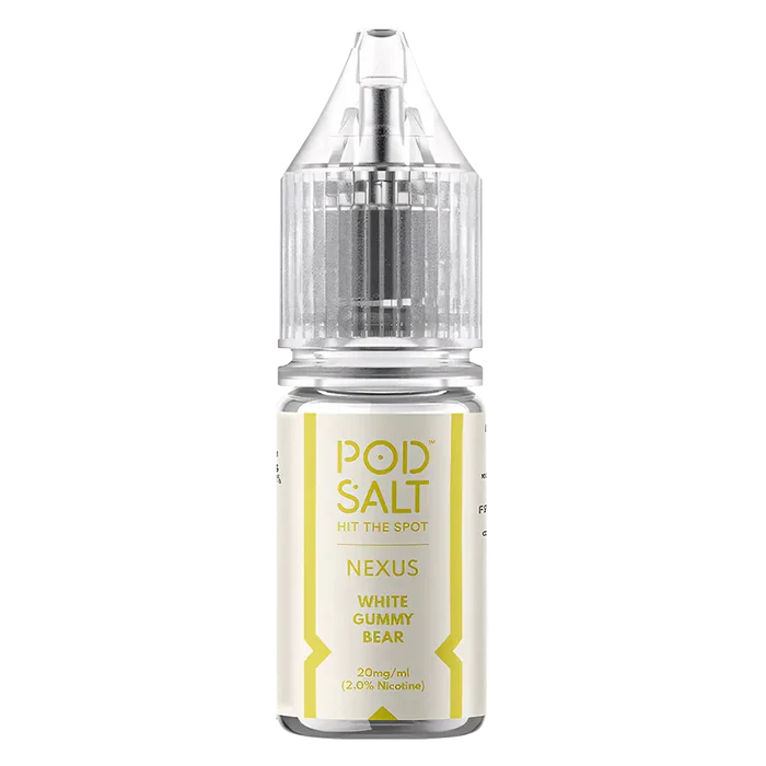 Pod Salt Nexus White Gummy Bear Nic Salt Vape Juice