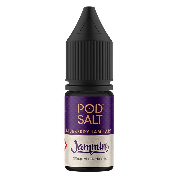 Blueberry Jam Tart Nic Salt E-Liquid 10ml by Pod Salt & Jammin
