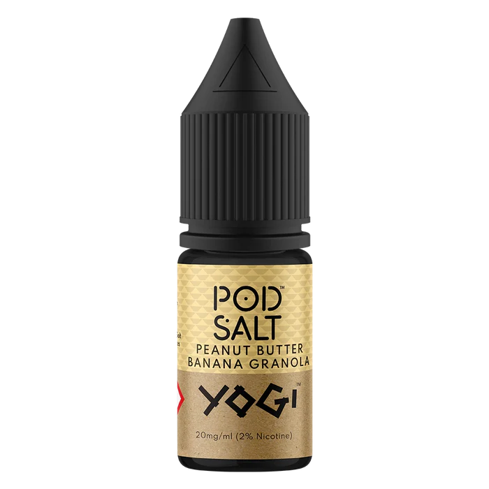 Pod Salt Yogi Peanut Butter Banana Granola Nic Salt Vape Juice