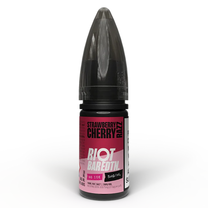 Riot Squad Bar Edtn Strawberry Cherry Razz No Ice Nic Salt E-Liquid