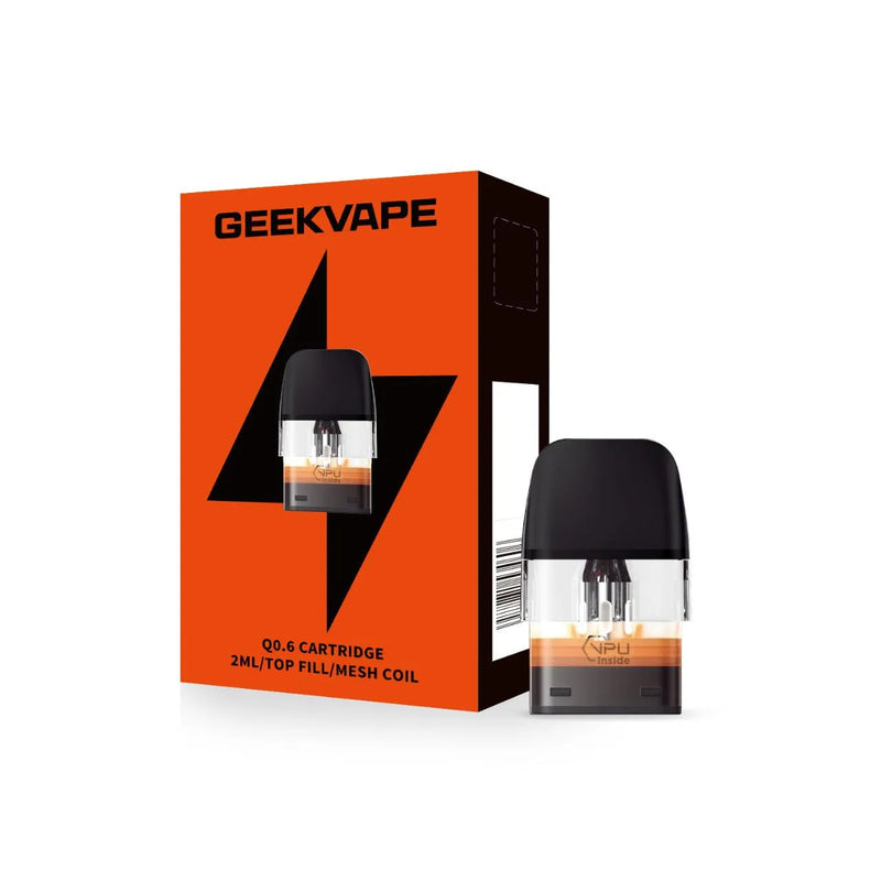 o.6ohm top fill Geek Vape Q V2 Pod Cartridges
