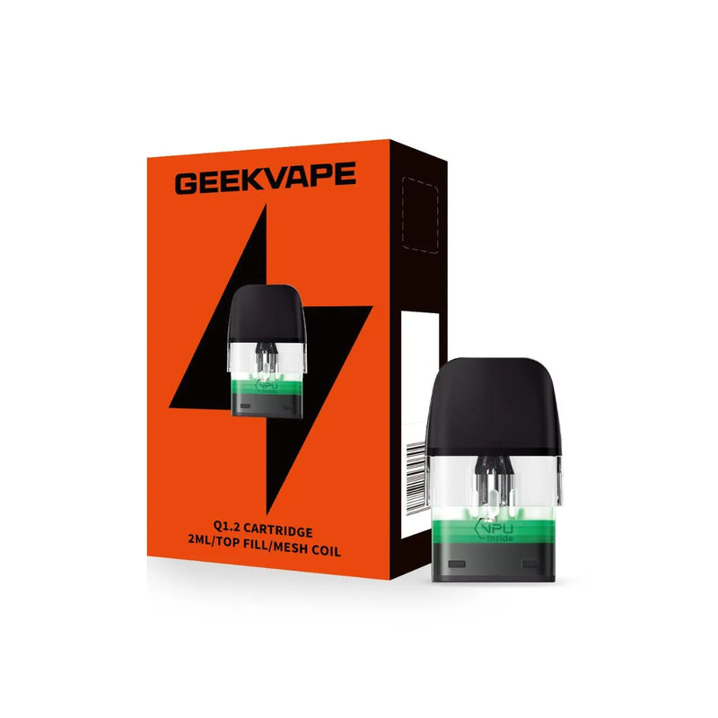 1.2ohm top fill Geek Vape Q V2 Pod Cartridges