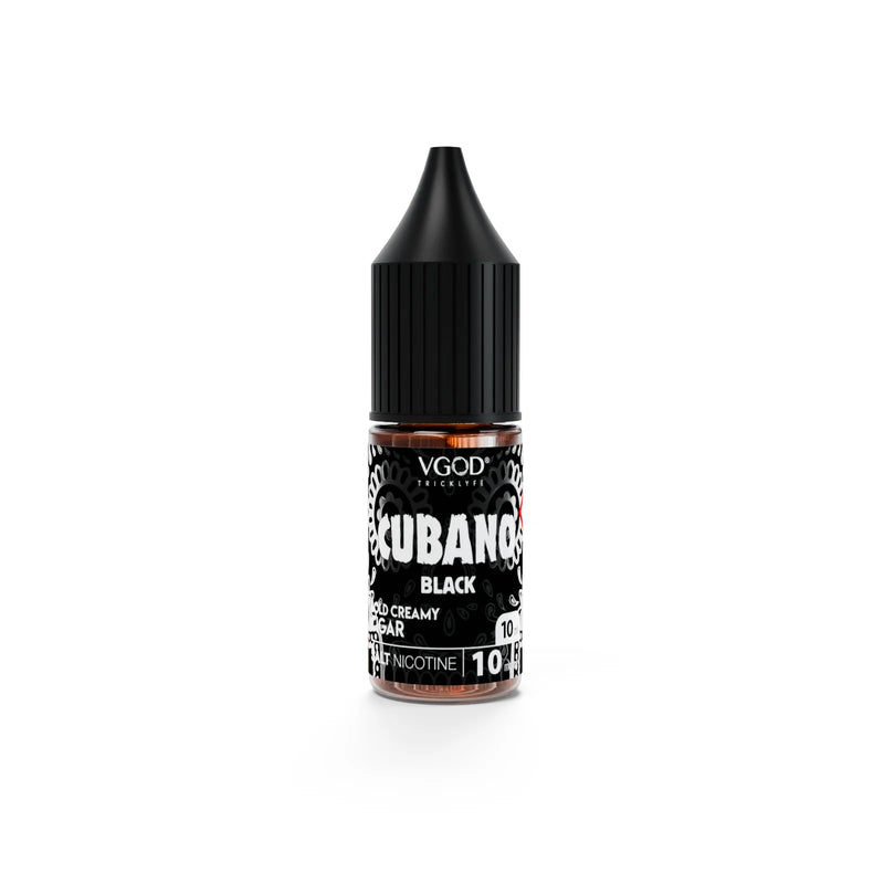 10mg Vgod Cubano Black Nic Salt Vape Juice 10ml