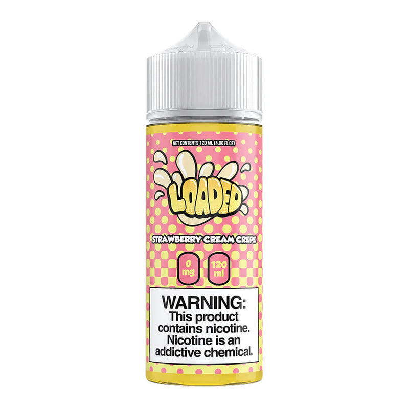 Loaded Strawberry Cream Crepe 100ml Vape juice