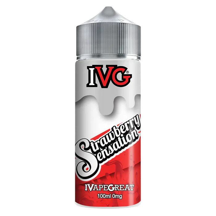 IVG Strawberry Sensation Vape Juice 100ml