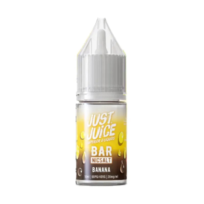 Just Juice Bar Banana Nic Salt Vape Juice