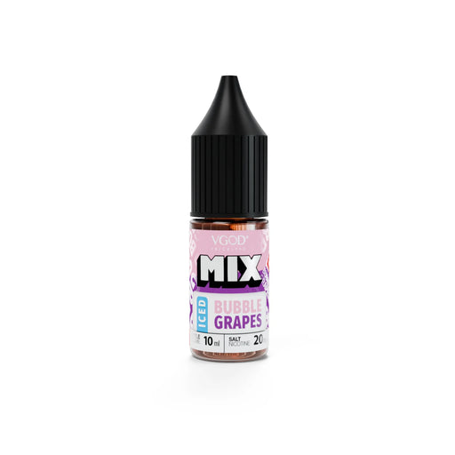 20mg Vgod Iced Bubble Grapes Nic Salt E-Liquid 10ml