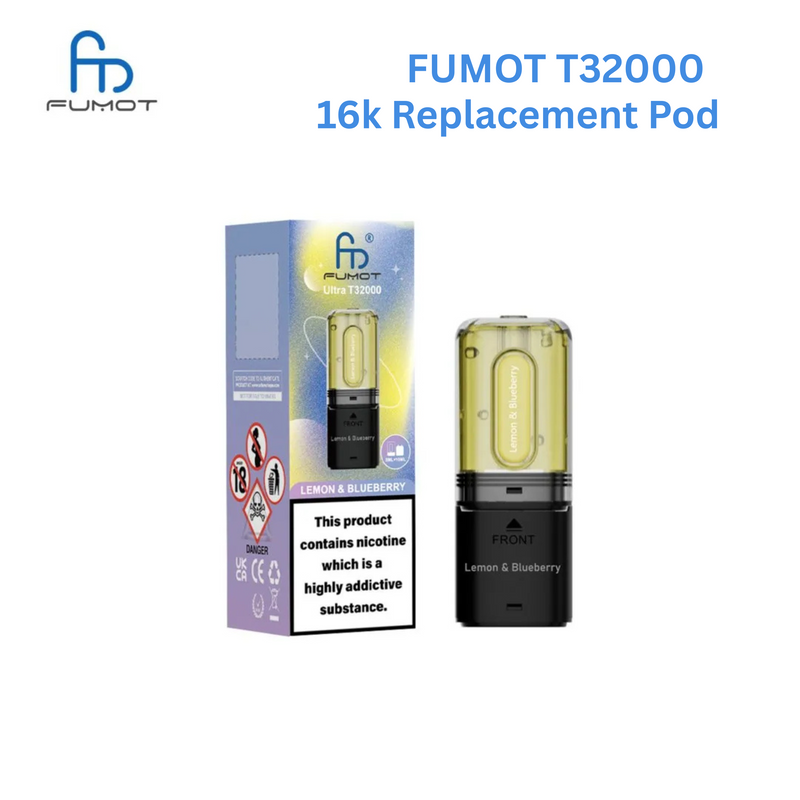 RandM Fumot Ultra t32000 16k Replacement Pods & Refill