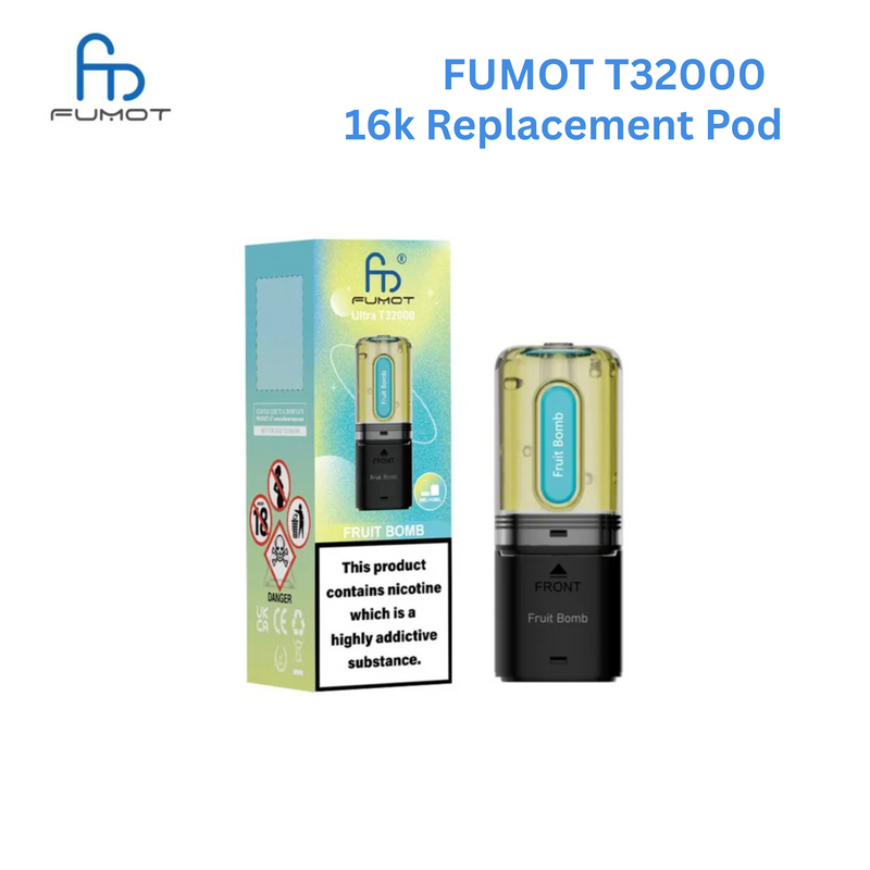 RandM Fumot Ultra t32000 16k Replacement Pods & Refill