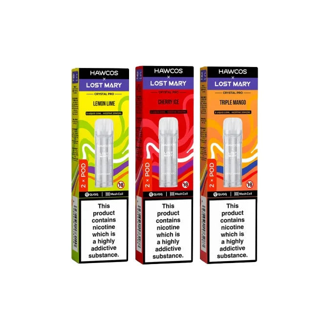 Hawcos x Lost Mary Crystal Pro Prefilled Pod Kit