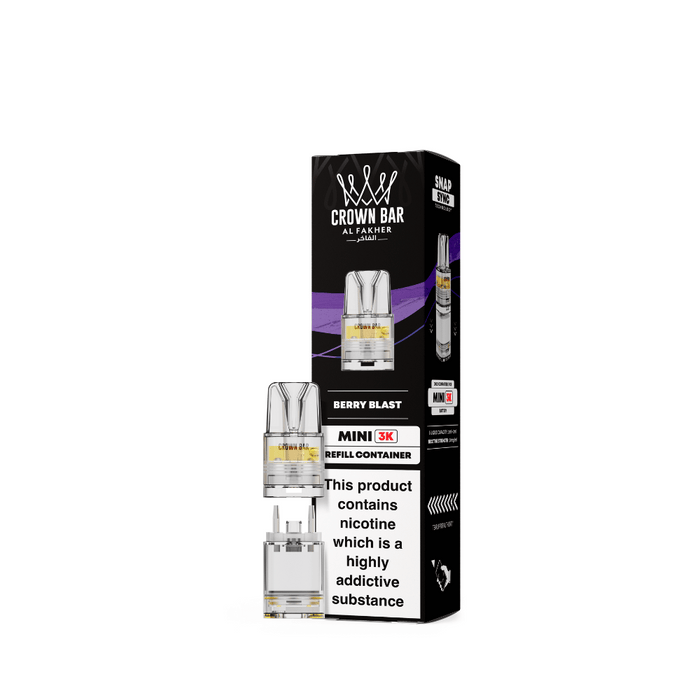Al Fakher Crown Bar Mini 3K Refill Pods