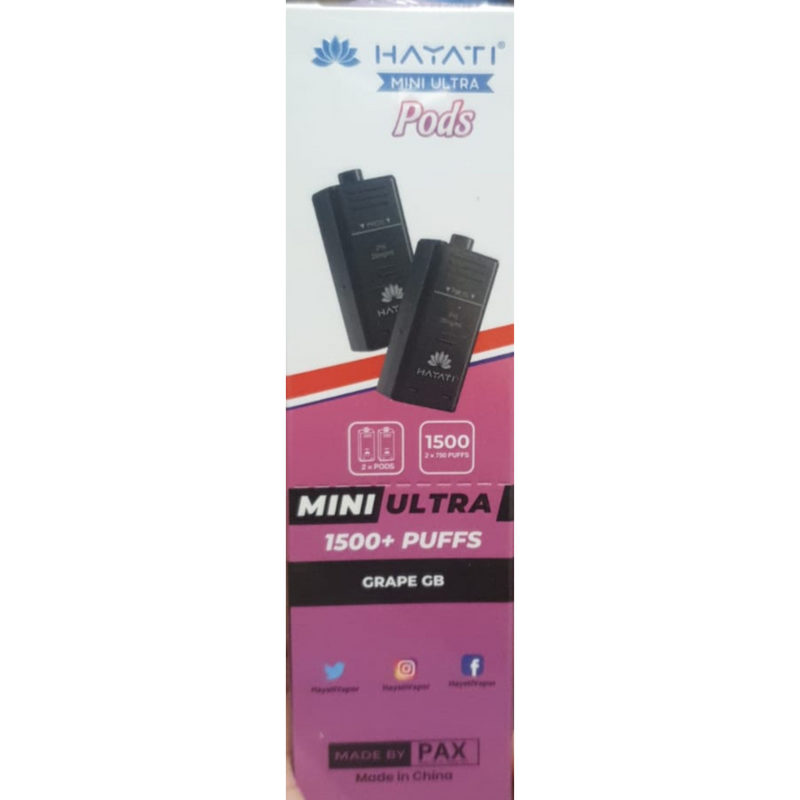 Hayati Mini Ultra 1500 Refill/Replacement Pod