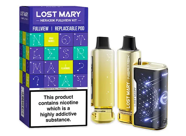 Lost Mary Nera30k Fullview StarGazer Special Edition Prefilled Pod Kit