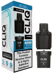 bluberry ice flavour of prefilled pod