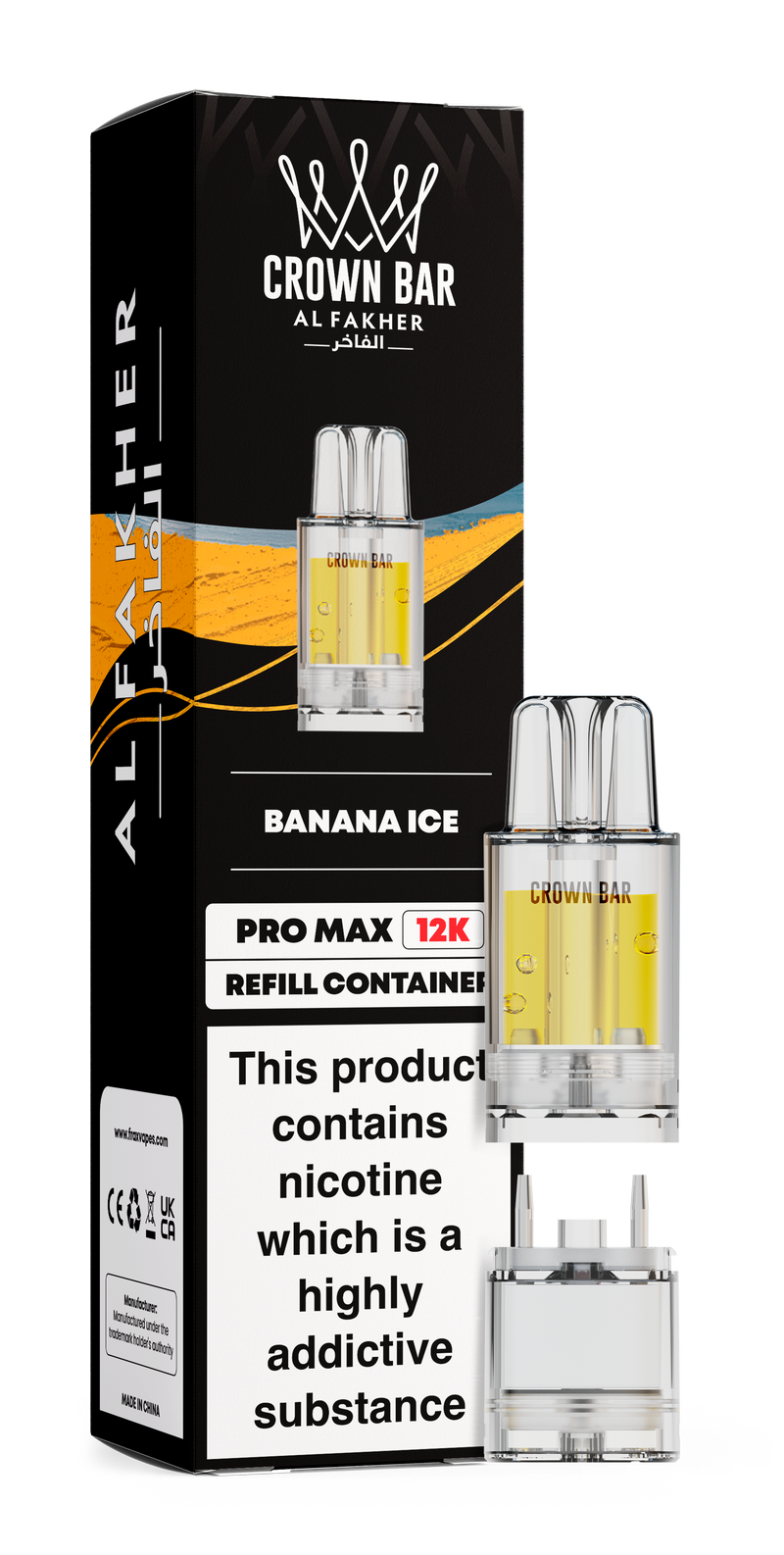 Al Fakher Crown Bar Pro Max 12K Refill Replacement Pod