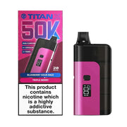 Blueberry sour razz tripple berry Titan X Prefilled Pod Kit