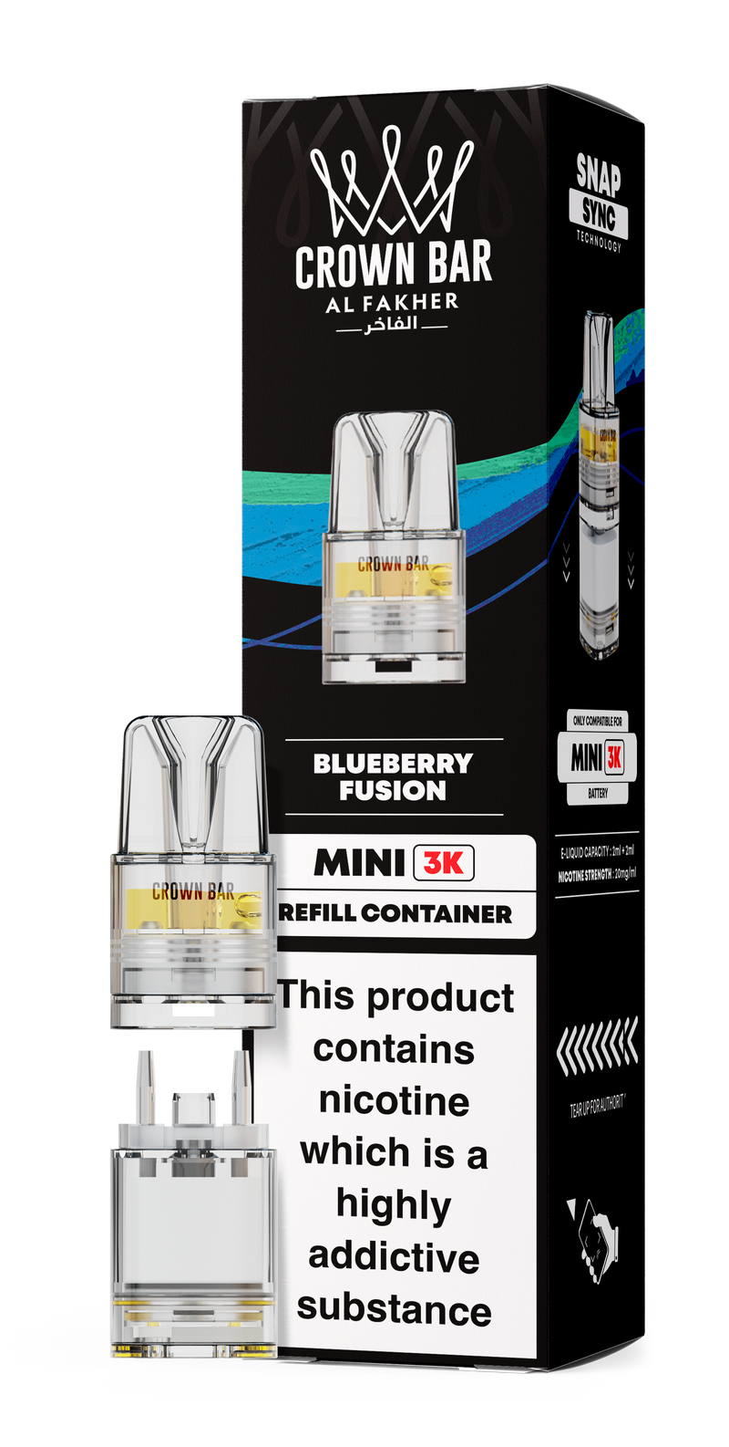 Al Fakher Crown Bar Mini 3K Refill Pods