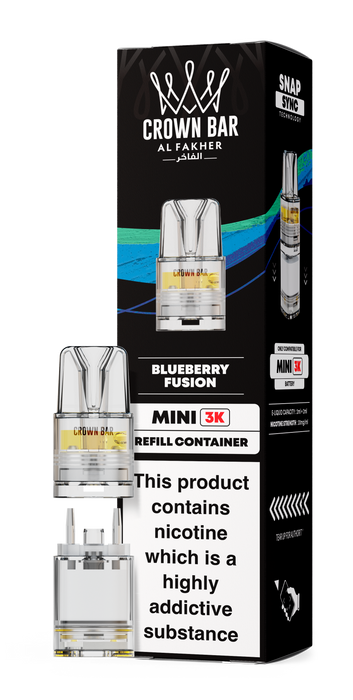 Al Fakher Crown Bar Mini 3K Refill Pods
