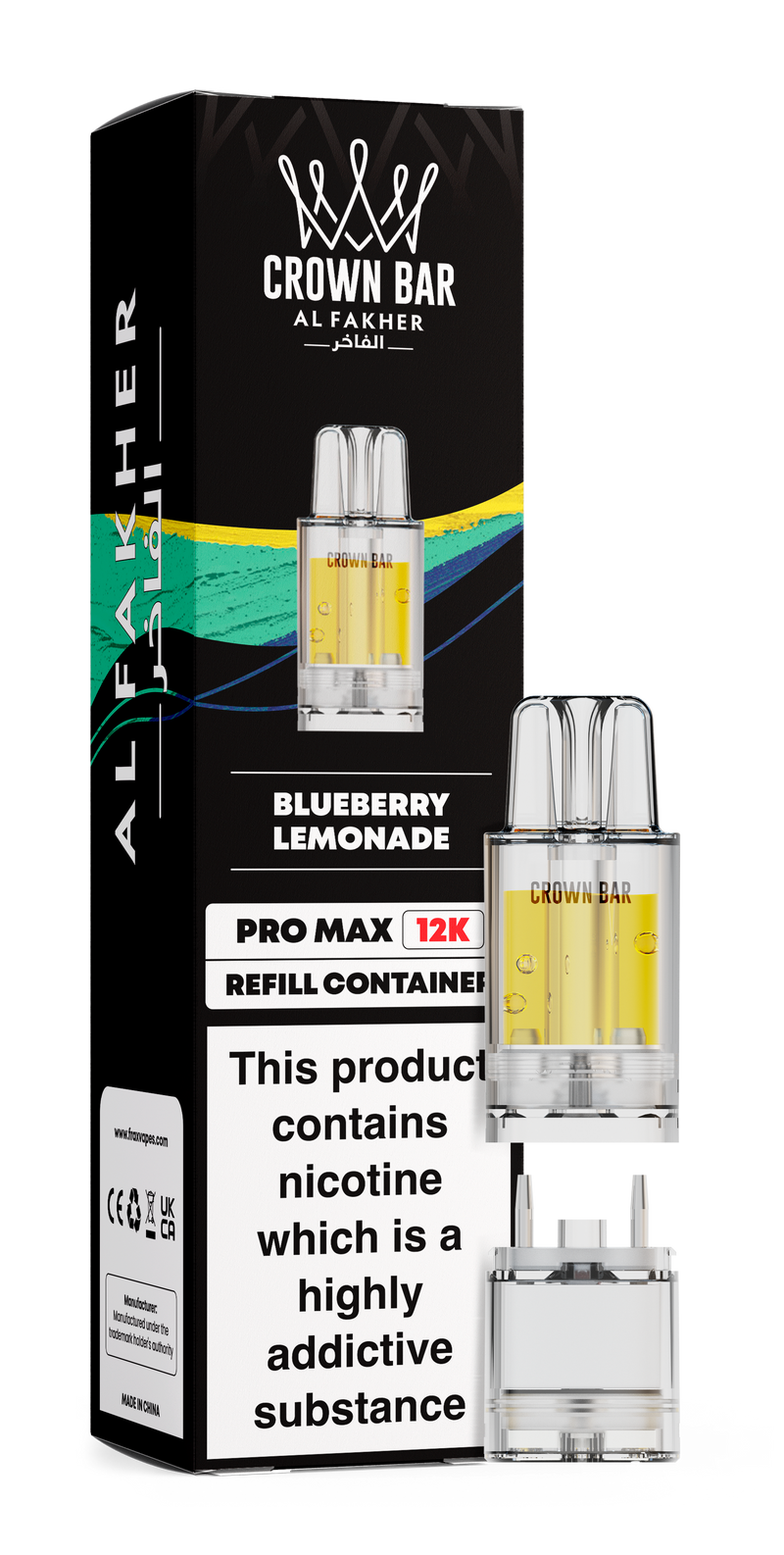 Al Fakher Crown Bar Pro Max 12K Refill Replacement Pod