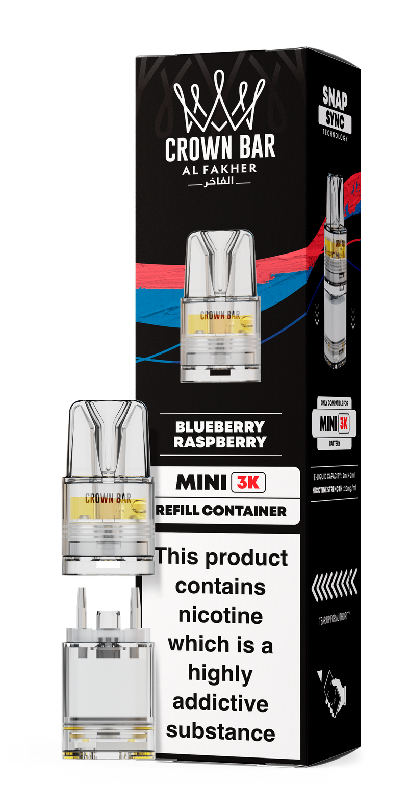 Al Fakher Crown Bar Mini 3K Refill Pods