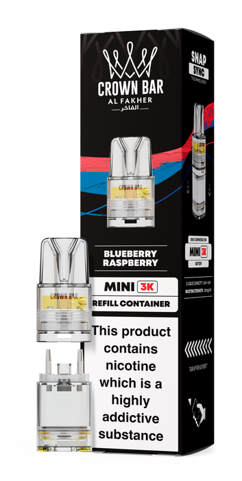 Al Fakher Crown Bar Mini 3K Refill Pods